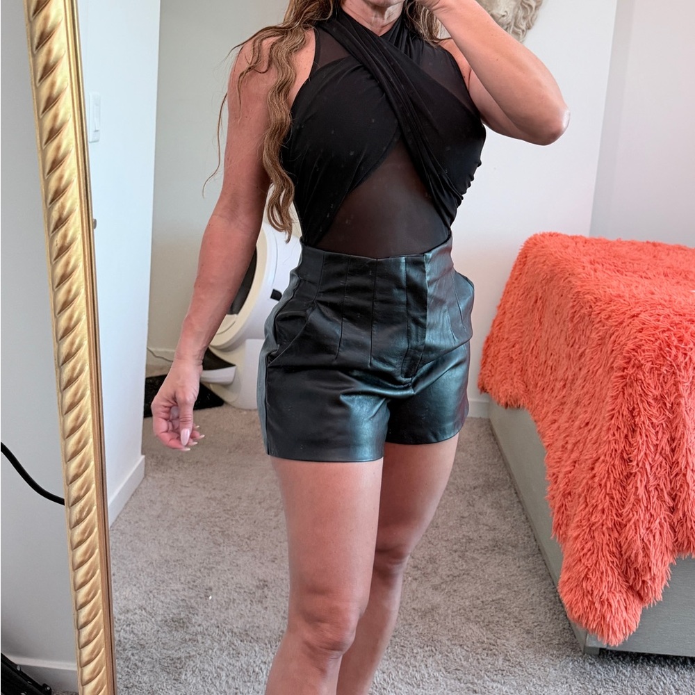 Zara Black bodysuit